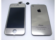 优质IPhone 4 总成+后盖+返回键 全套 银色