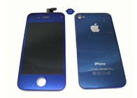 优质IPhone 4 总成+后盖+返回键 全套 电镀蓝色