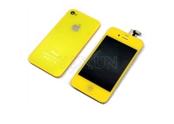 优质IPhone 4 总成+后盖+返回键 全套 黄色
