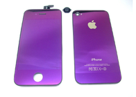 优质IPhone 4 总成+后盖+返回键 全套 电镀紫色